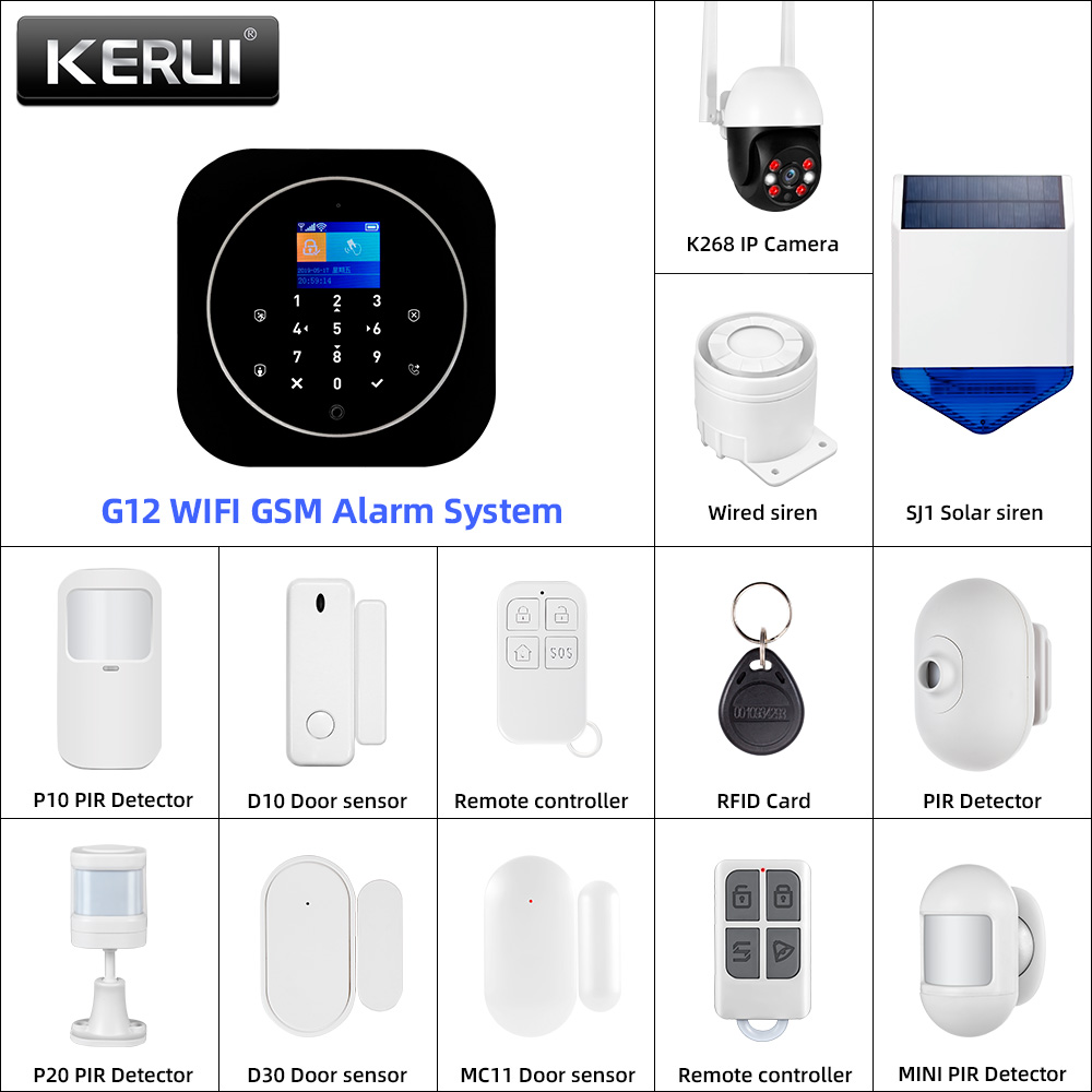Home Automation System Diy - KERUI G12 2G Wifi sistema de