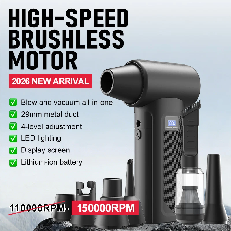 Home Automation System Diy - Ventilador Turbo Inalámbrico de 150000 RPM,