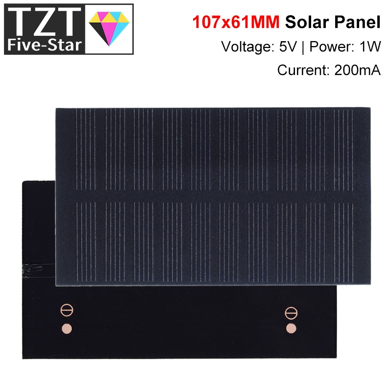Home Automation System Diy - Panel Solar electrónico inteligente, 1W, 5V,